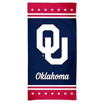 WinCraft Oklahoma Sooners 60'' x 30'' Patriotic Spectra Beach Towel