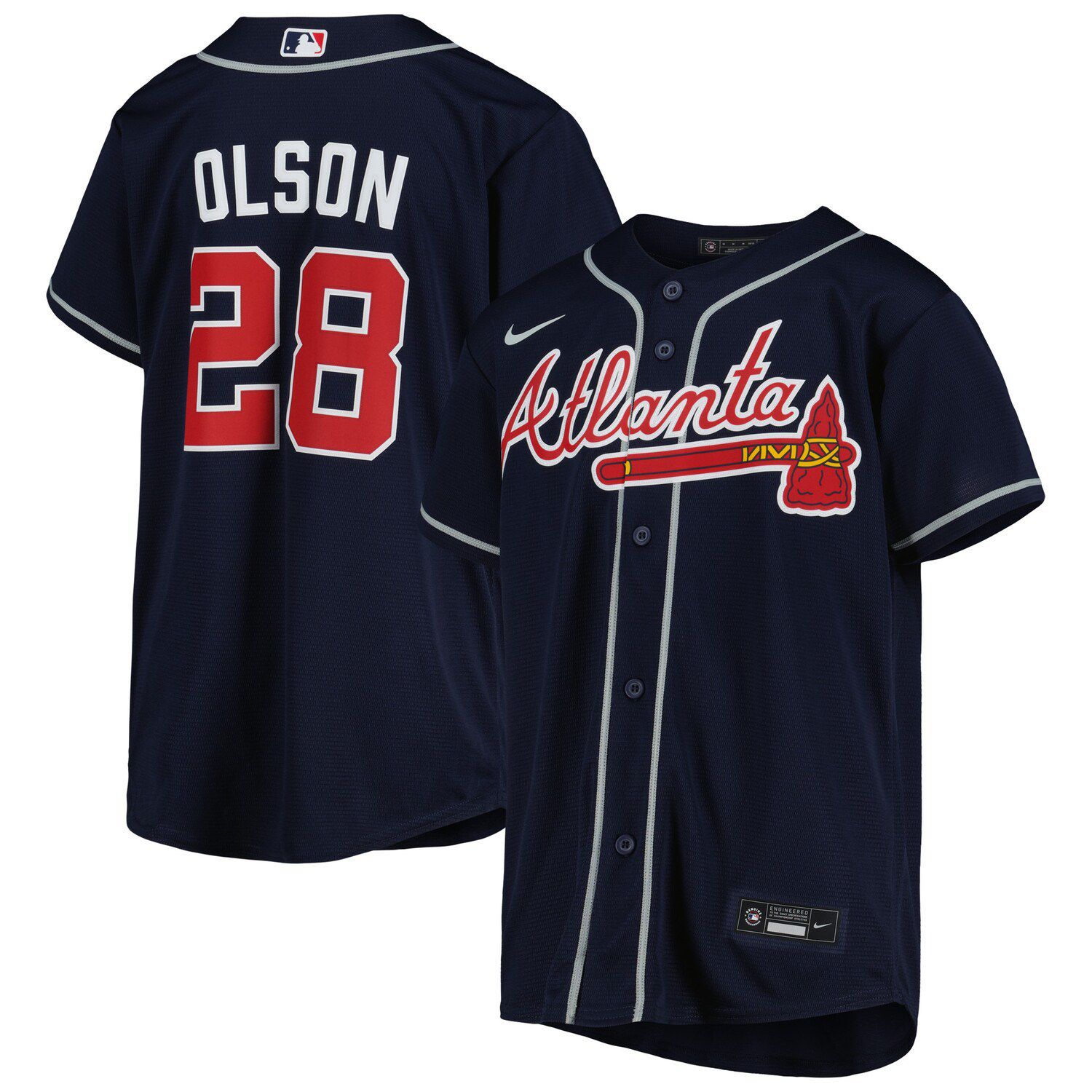 atlanta braves youth jersey