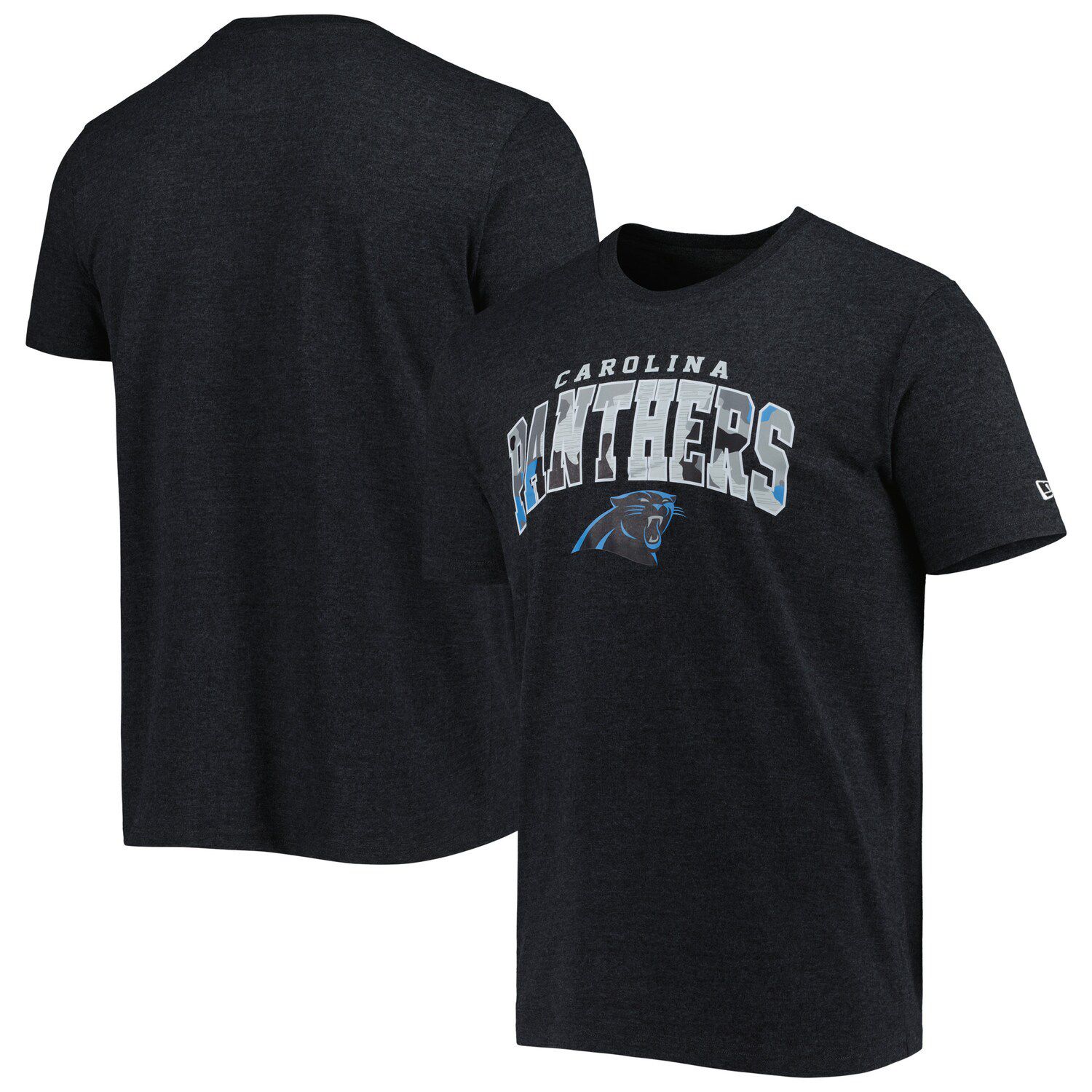 Men's Fanatics Branded Black Carolina Panthers Big & Tall Color Pop T-Shirt  