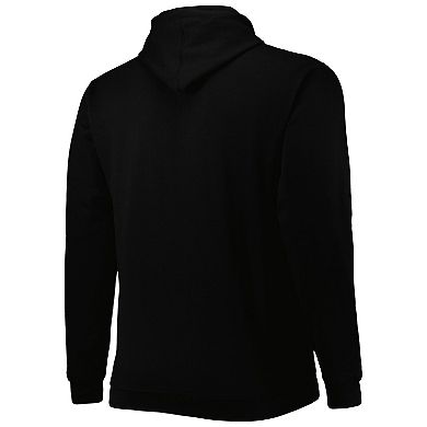Men's Black Orlando Magic Big & Tall Heart & Soul Pullover Hoodie
