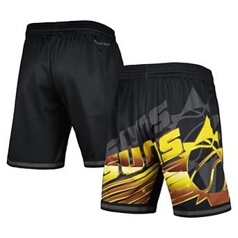 Men's Mitchell & Ness Black Phoenix Suns Big Face 4.0 Fashion Shorts