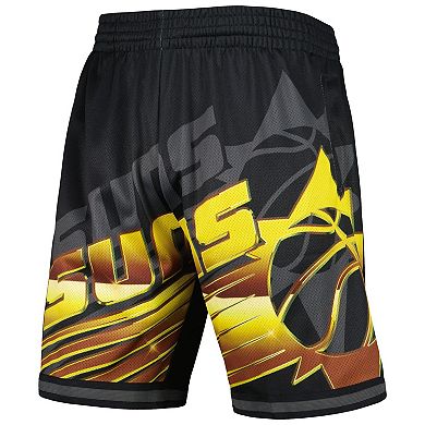Men's Mitchell & Ness Black Phoenix Suns Big Face 4.0 Fashion Shorts