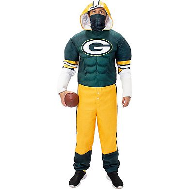 Men's Green Green Bay Packers Game Day Costume