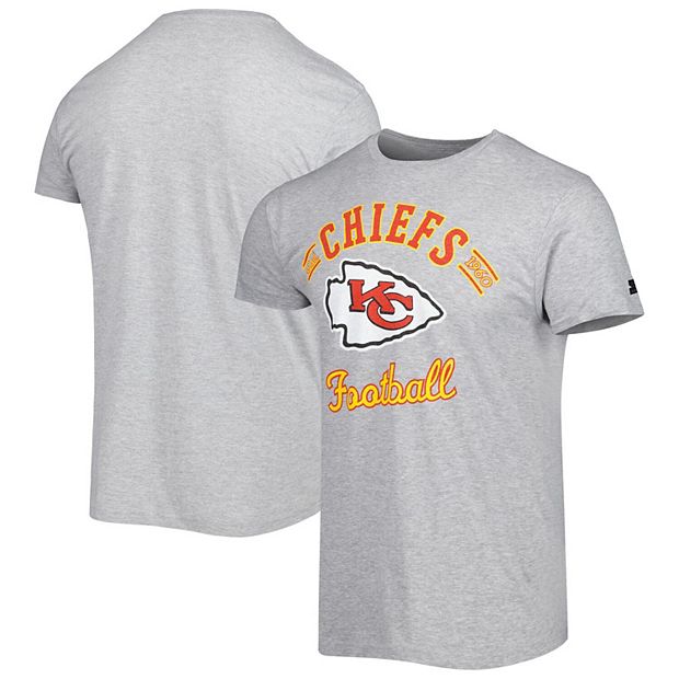 Youth Heathered Gray Kansas City Chiefs Long Sleeve T-Shirt & Pants Sleep  Set