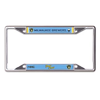 WinCraft Milwaukee Brewers City Connect License Plate Frame