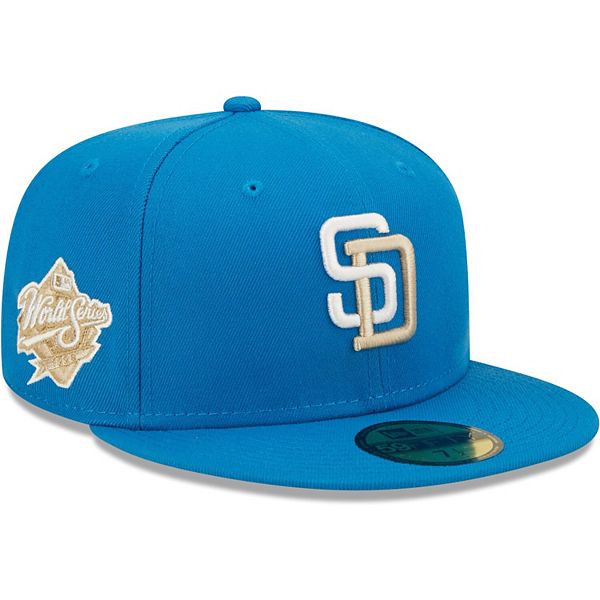 San Diego Padres New Era 1998 World Series Undervisor 59FIFTY Fitted Hat -  Pink/Sky Blue