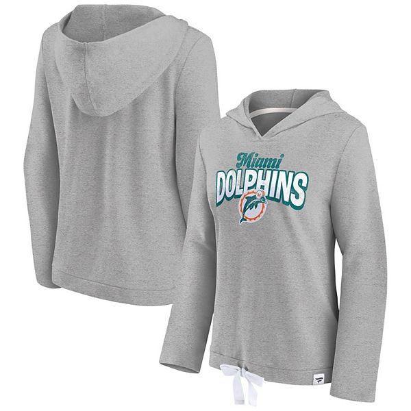 Women's Fanatics Branded Heathered Gray Miami Dolphins Big Role Raglan  Pullover Sweatshirt - Yahoo Shopping