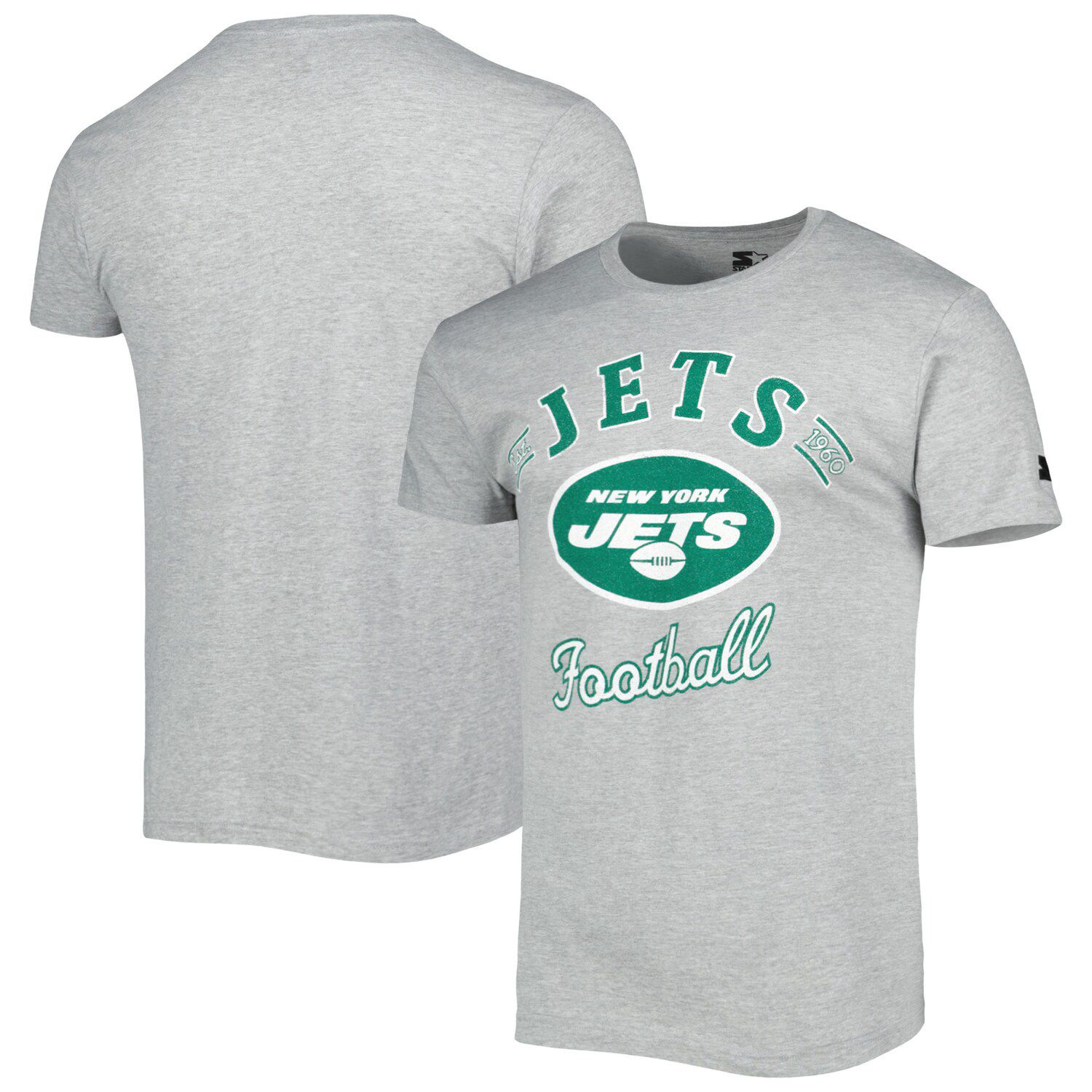 New York Jets Neutral Colour Wordmark T-Shirt - Mens - Big & Tall