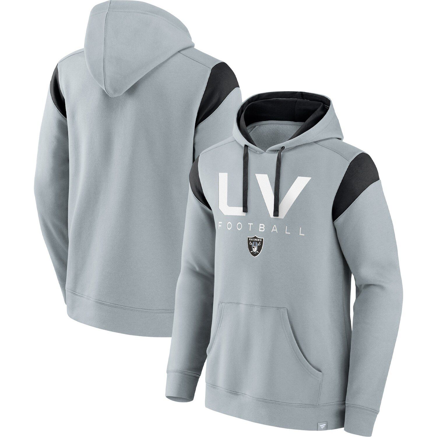 Men's New Era Black Las Vegas Raiders Combine Authentic Rise Pullover Hoodie