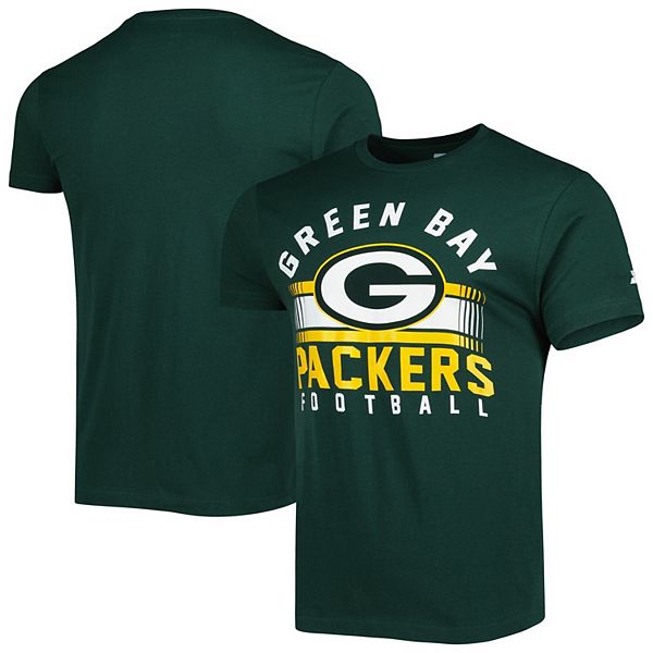 Starter Womens Green Bay Packers Graphic T-Shirt, Green, Medium