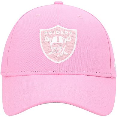 Girls Youth '47 Pink Las Vegas Raiders Rose MVP Adjustable Hat