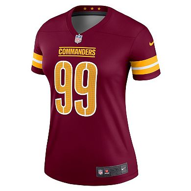 Women's Nike Chase Young Burgundy Washington Commanders Legend Jersey