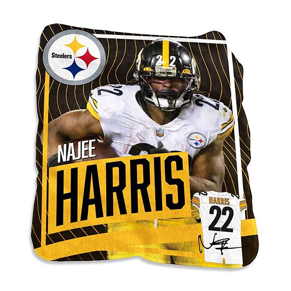 Tentáculo perdón Mal humor Najee Harris Pittsburgh Steelers Game Day Player Raschel Throw Blanket