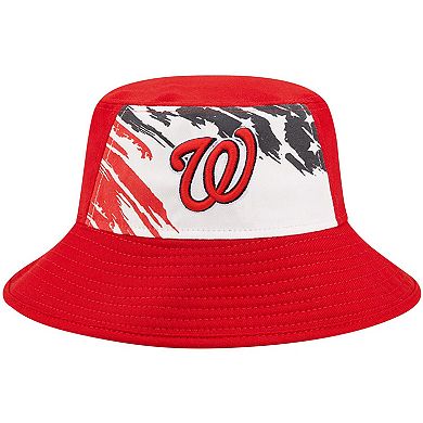 Men's New Era Red Washington Nationals 2022 4th of July Bucket Hat