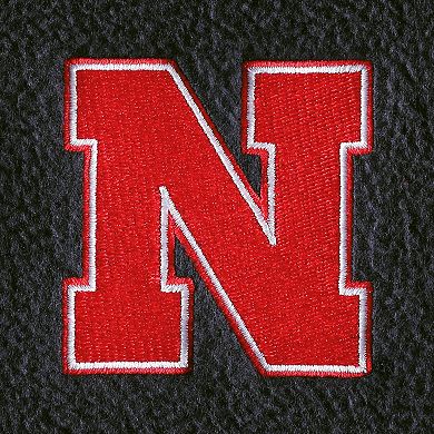 Men's adidas Black Nebraska Huskers Full-Zip Vest