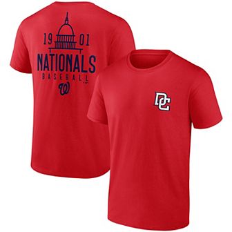 Men's Fanatics Branded Red Washington Nationals Iconic Bring It T-Shirt