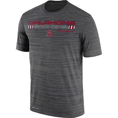 Men's Nike Charcoal Oklahoma Sooners Velocity Legend Performance T-Shirt