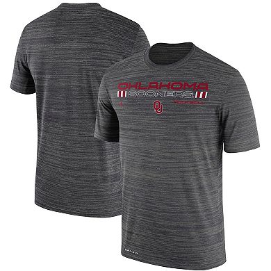 Men's Nike Charcoal Oklahoma Sooners Velocity Legend Performance T-Shirt