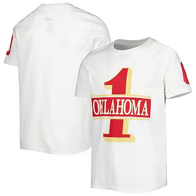 Youth White Oklahoma Sooners Fan T-Shirt
