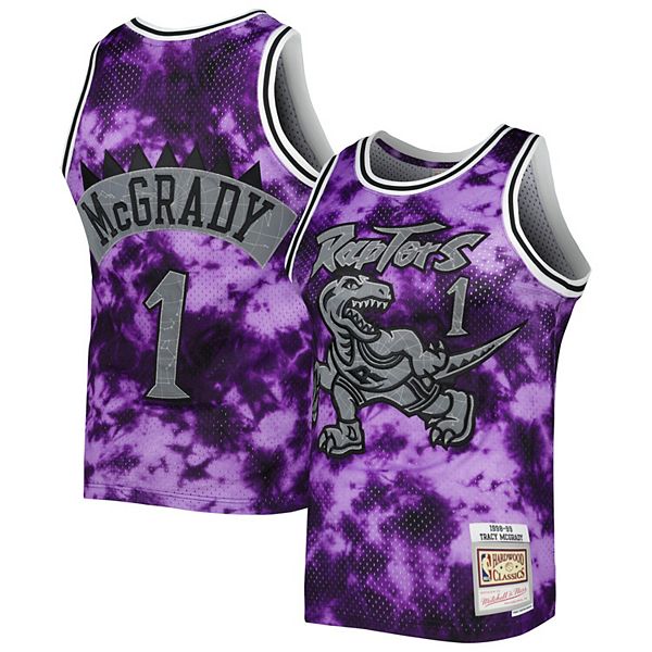 NBA Tracy McGrady #1 Toronto Raptors Pro Cut Jersey Size 46 +4 length 44 48