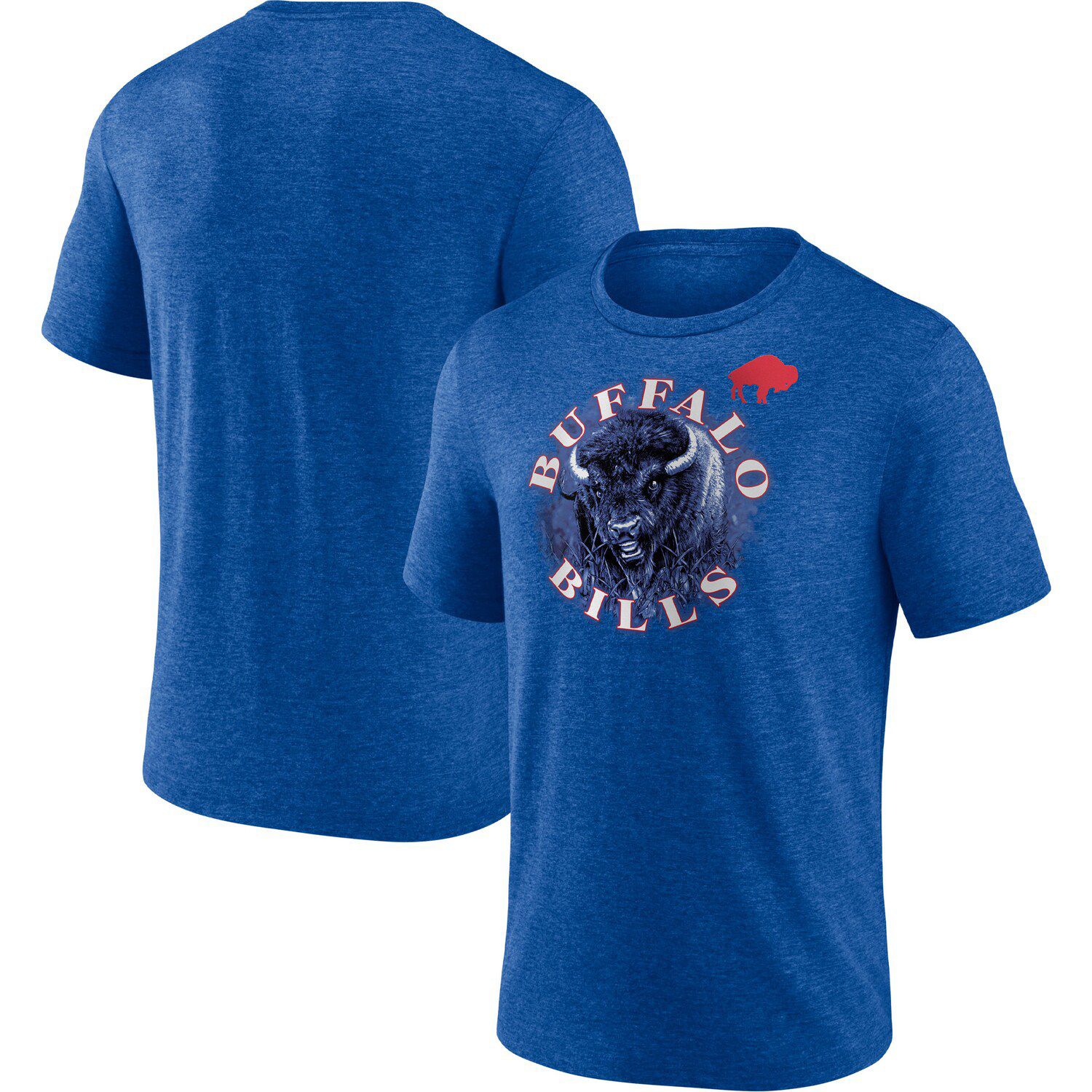 Women's New Era Royal Buffalo Bills Athletic Slub Front Knot T-Shirt Size: Extra Small