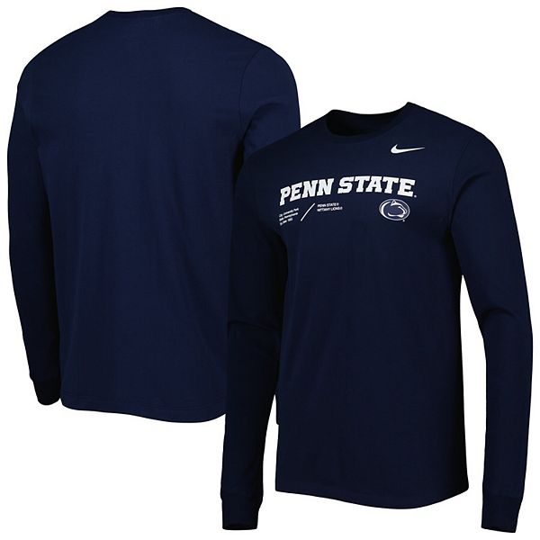 Men's Nike Gray Penn State Nittany Lions Team Practice Performance Long  Sleeve T-Shirt