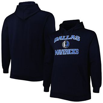 Men's Navy Dallas Mavericks Big & Tall Heart & Soul Pullover Hoodie