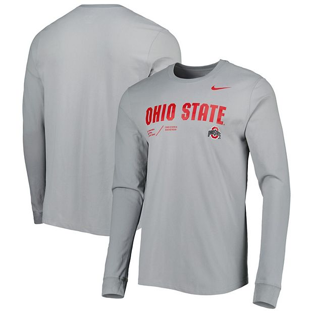 Nike Men's Ohio State Buckeyes Grey Dri-FIT Alternate Game