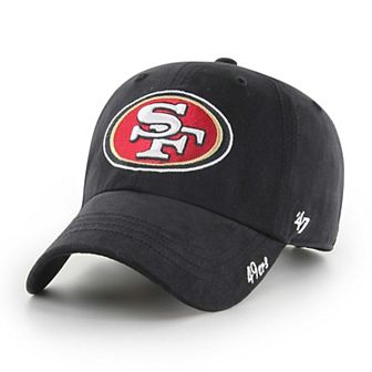 Women's '47 Black San Francisco 49ers Miata Clean Up Secondary Logo Adjustable Hat