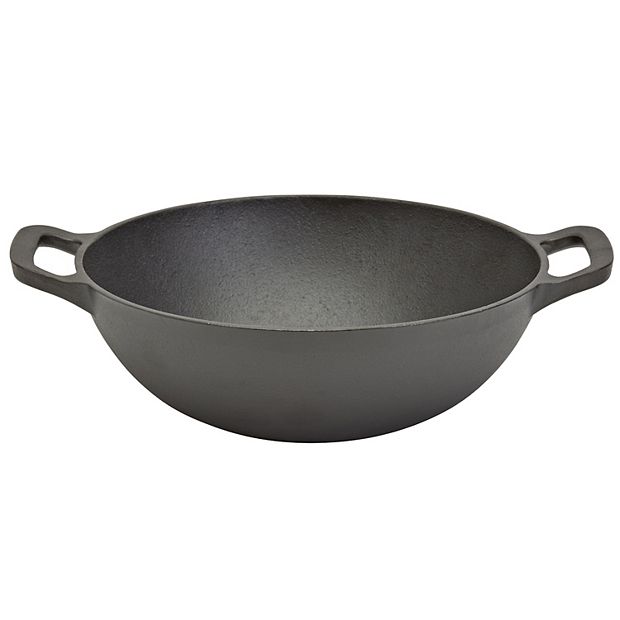 PC Cast Iron Wok With Lid