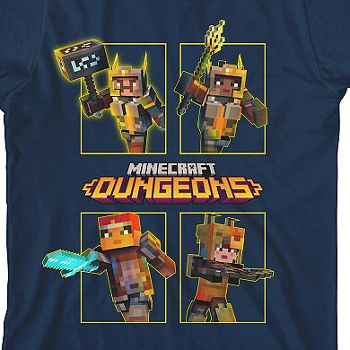 Boys 8-20 Minecraft Dungeons Boxed-In Graphic Tee