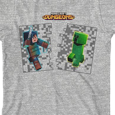 Boys 8-20 Minecraft Dungeons Hex Graphic Tee