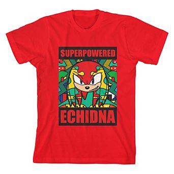 Boys 8-20 Superpowered Echidna Sonic Graphic Tee