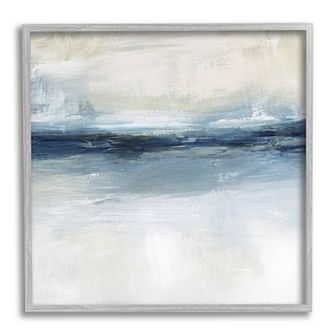 Stupell Home Decor Nautical Gloomy Sea Horizon Line Wall Art