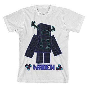 Boys 8-20 Minecraft Violet Warden Graphic Tee