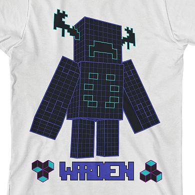 Boys 8-20 Minecraft Violet Warden Graphic Tee