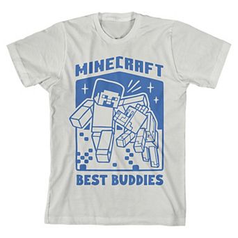Boys 8-20 Minecraft Adventure Club Best Buddies Graphic Tee