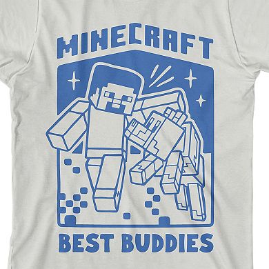 Boys 8-20 Minecraft Adventure Club Best Buddies Graphic Tee