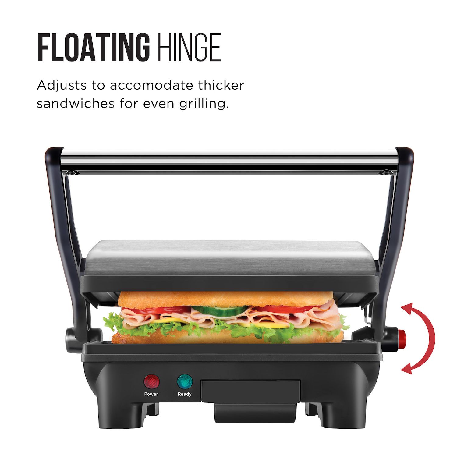 Chefman Electric Panini Press Grill & Gourmet Sandwich Maker
