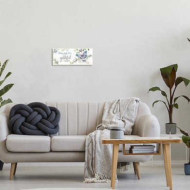 Stupell Home Decor Begin Day with Grateful Heart Wall Art