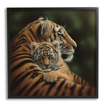 Stupell Home Decor Sweet Mom Holding Baby Cub Box Frame Wall Art