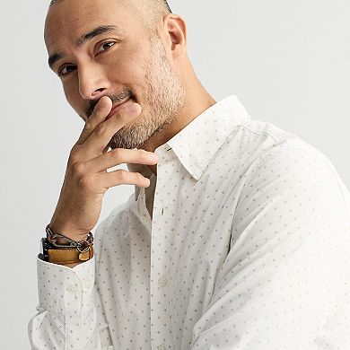 Men's Sonoma Goods For Life® Long Sleeve Performance Button-Down Shirt
