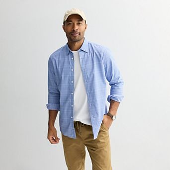 Men's Sonoma Goods For Life® Long Sleeve Performance Button-Down Shirt