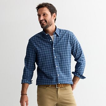 Men's Sonoma Goods For Life® Long Sleeve Performance Button-Down Shirt