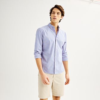 Men's Sonoma Goods For Life® Long Sleeve Performance Button-Down Shirt