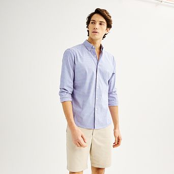 Men's Sonoma Goods For Life® Long Sleeve Performance Button-Down Shirt