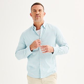 Men's Sonoma Goods For Life® Long Sleeve Performance Button-Down Shirt
