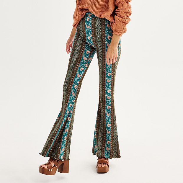 Juniors' SO® Pull-On High Rise Flare Pants