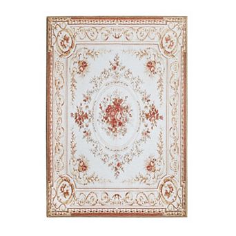 My Magic Carpet Aubusson Machine Washable Rug