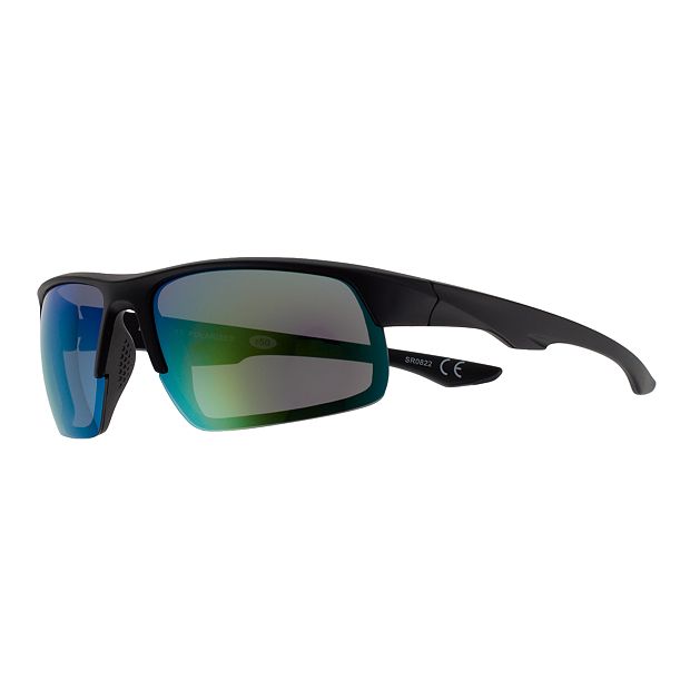 Mens rimless mirrored clearance sunglasses